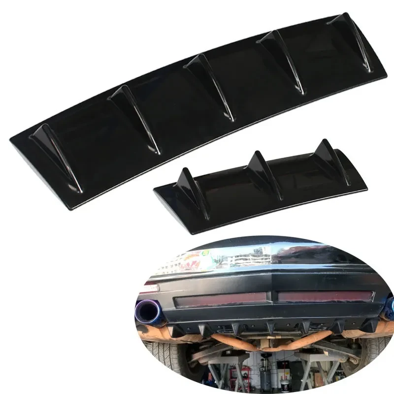 Aerodynamic Shark Fin Rear Spoiler with 3-Tooth Sport Design