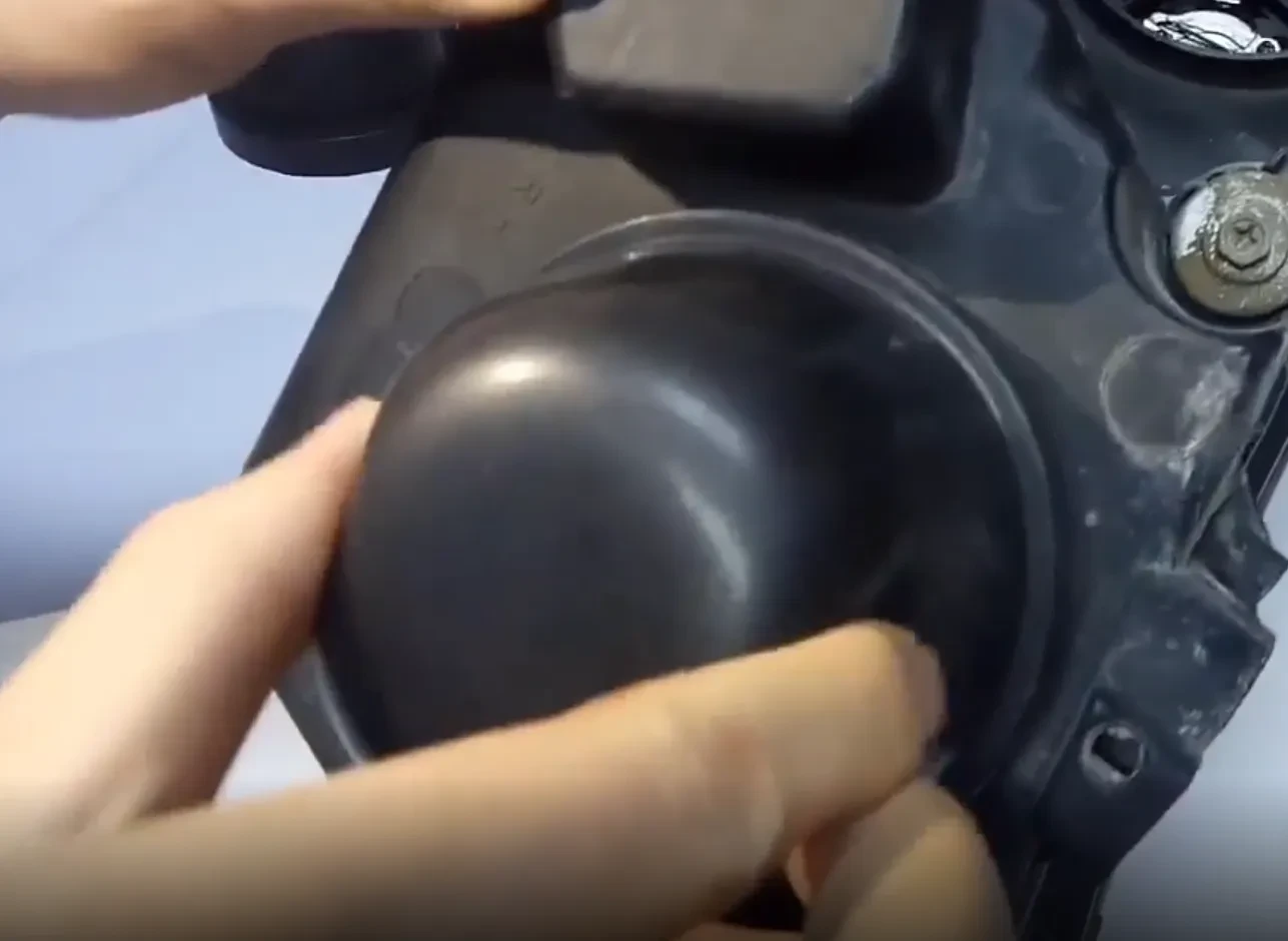 Premium Silicone LED Headlight Rear Dust Cover for GM Cars