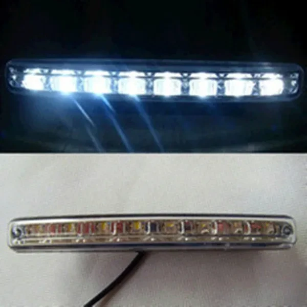 High-Power 8-LED Daytime Running Light Grid Design for Universal Cars