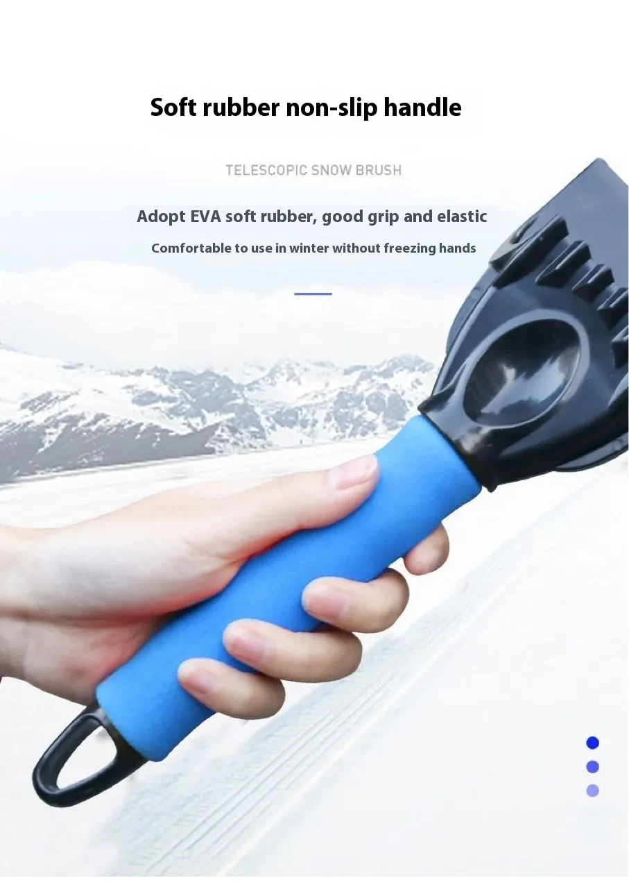 Car Front Windshield Icing Spatula Winter Snow Shovel Tool
