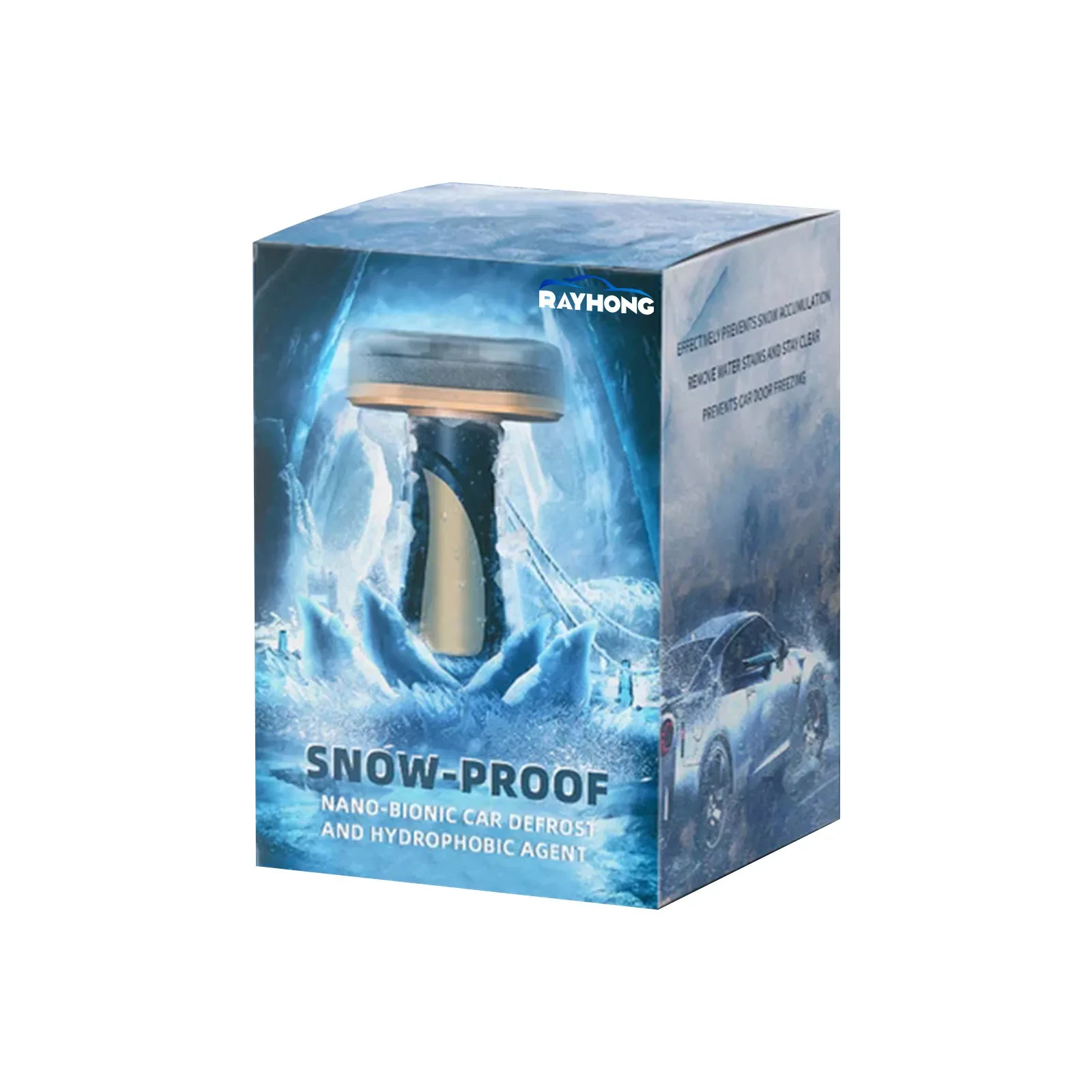 Hydrophobic Nano Coating Car Snow Brush PE Material 5x9x14cm