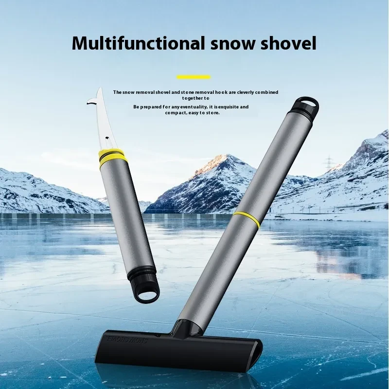 Multifunctional Car Snow Plough Shovel with Stainless Steel Blade
