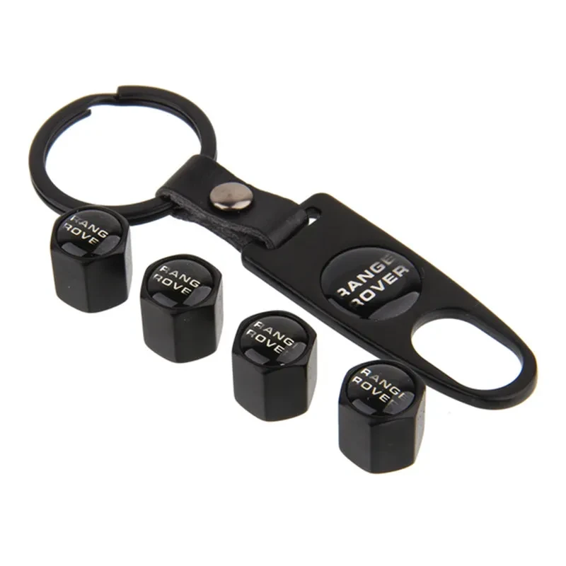 Stainless Steel Land Rover Tire Valve Cap with Screw-On Design