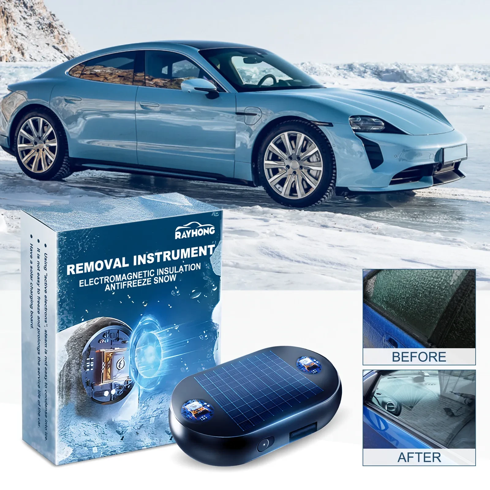 Instant Anti-Freeze Car Tool – Clear Windshield & Mirror in Seconds