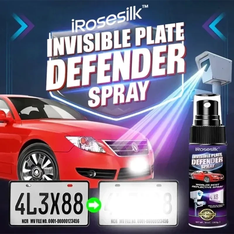 Invisible License Plate Clear Coat Spray 30ml Protective Coating