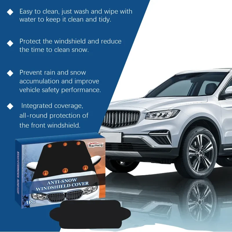 Thickened Snow-Proof Car Windshield Cover – Winter Window Protector