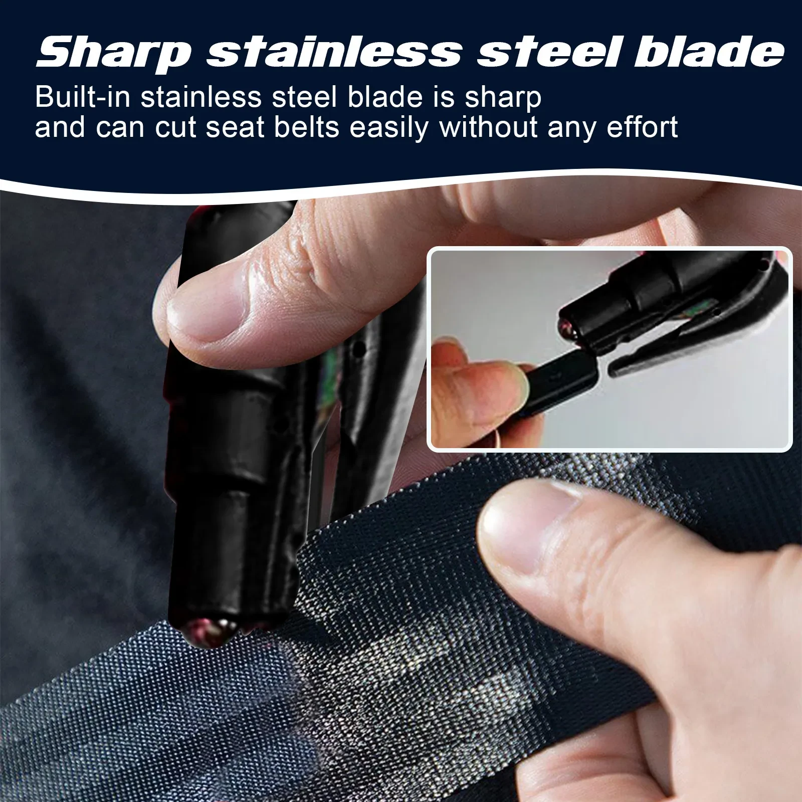 RayHong Glass Breaker & Seatbelt Cutter Emergency Hammer