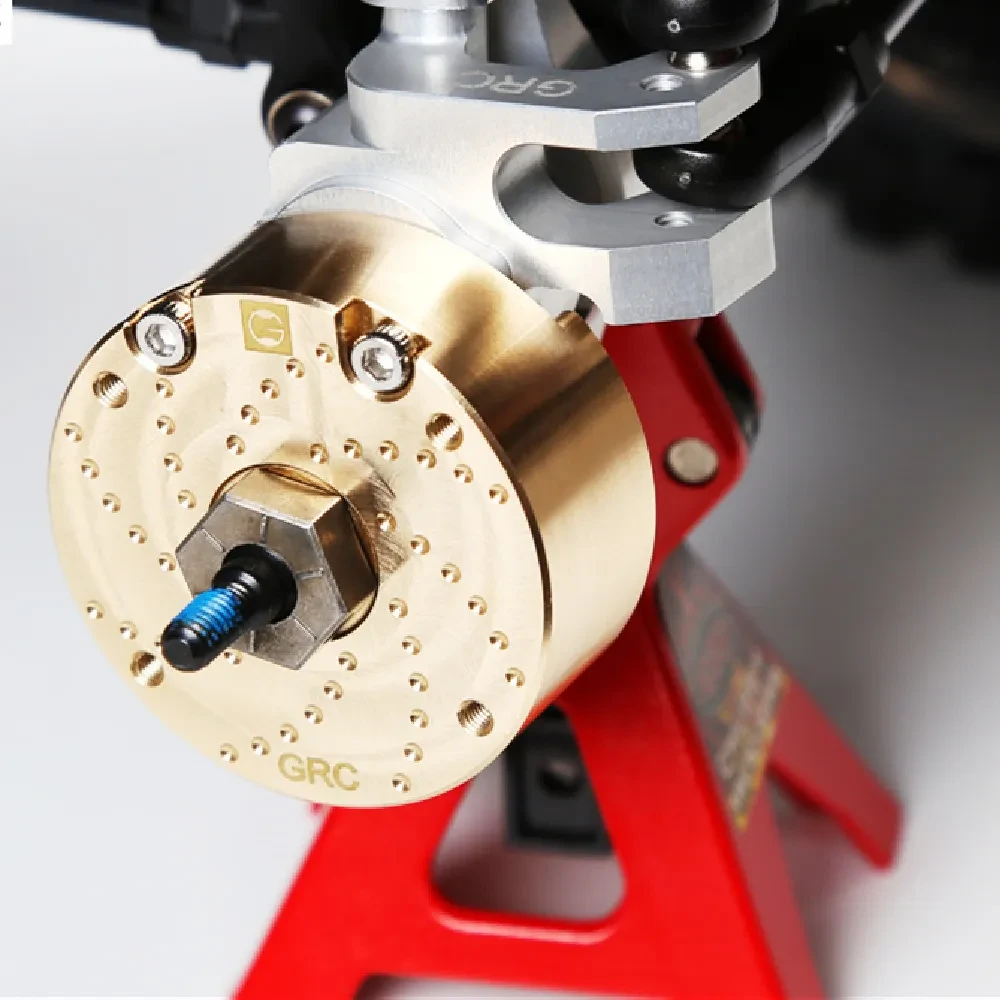 Brass Gearbox Side Cover – Metal Wave Box Accessory for Toy Axles