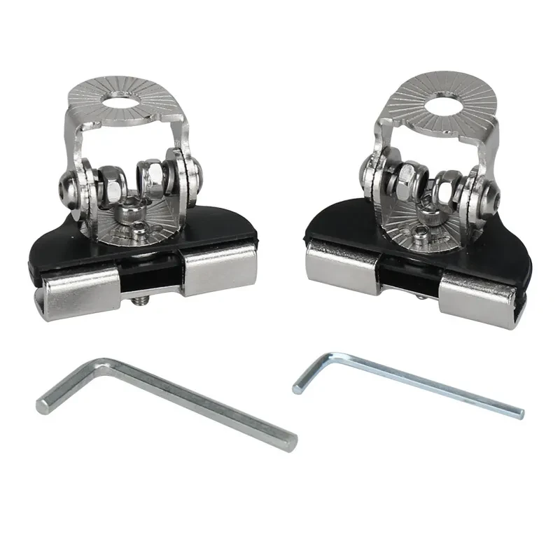 Adjustable Steel Hood-Mounted Light Support Brackets for Vehicles