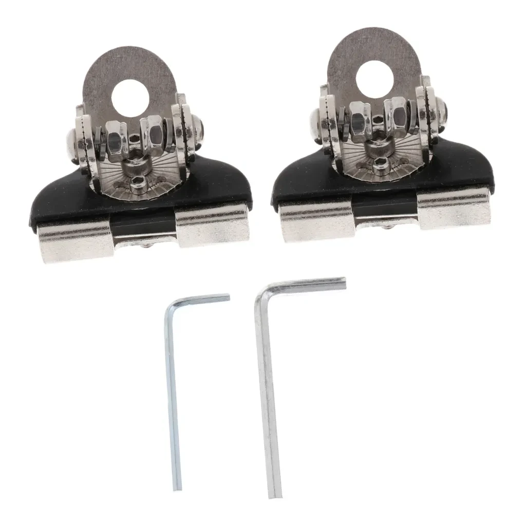 Adjustable Steel Hood-Mounted Light Support Brackets for Vehicles