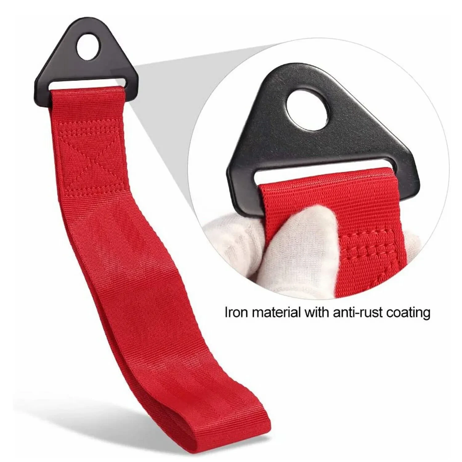 Premium Nylon Front Bumper Tow Ribbon for Automotive Styling