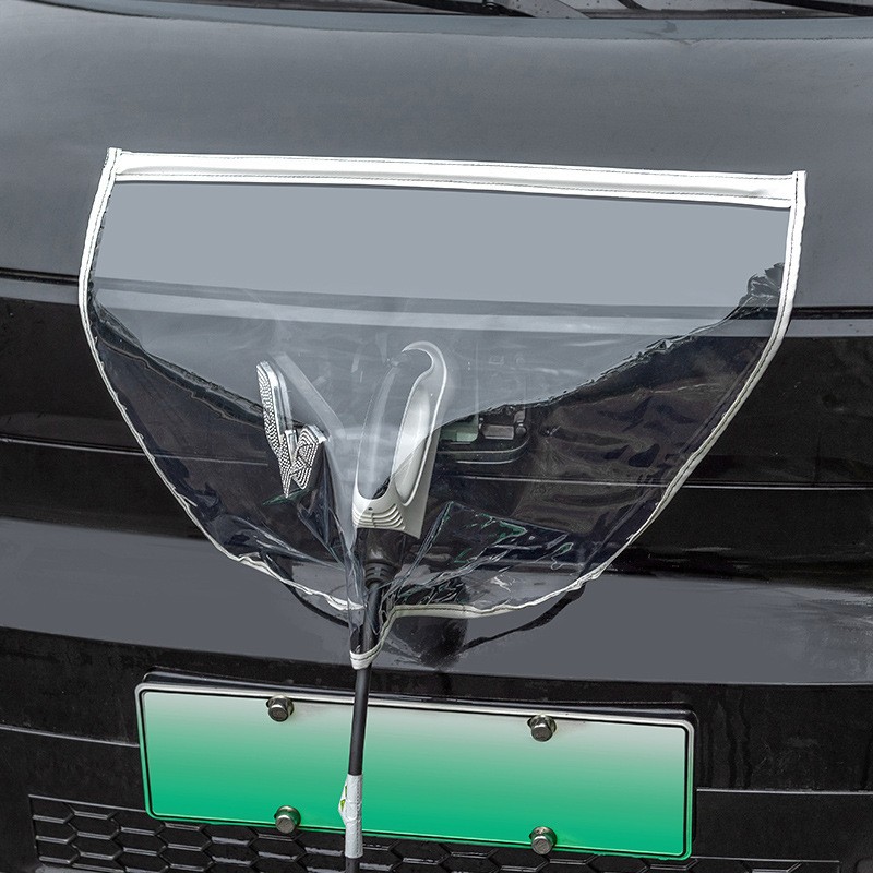 Waterproof Electric Car Charging Rain Cover – Magnetic Strip Design