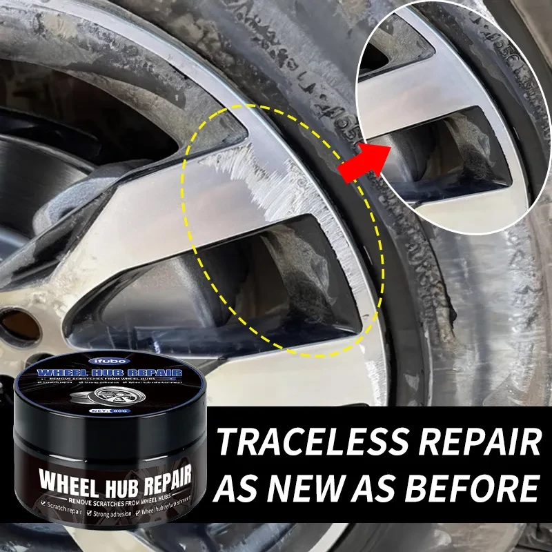Wheel Rim Scratch Repair Wax 80g Multi-Action Cleaning Formula
