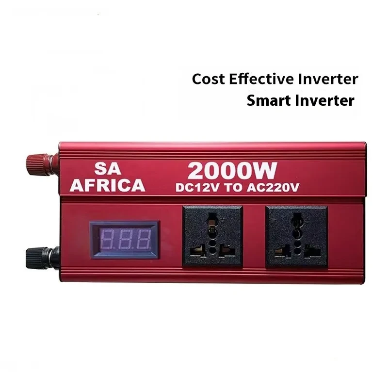Intelligent 12V to 220V Car Power Inverter 1000W Output