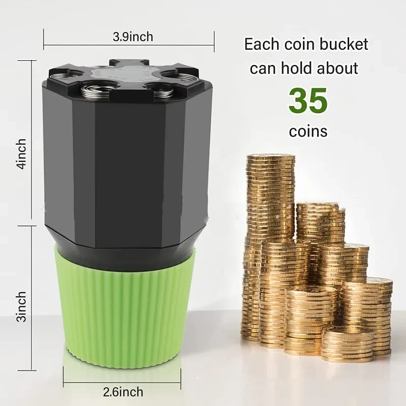 Car-Shaped Coin Bank for USD Cents – Fun Plastic Savings Box