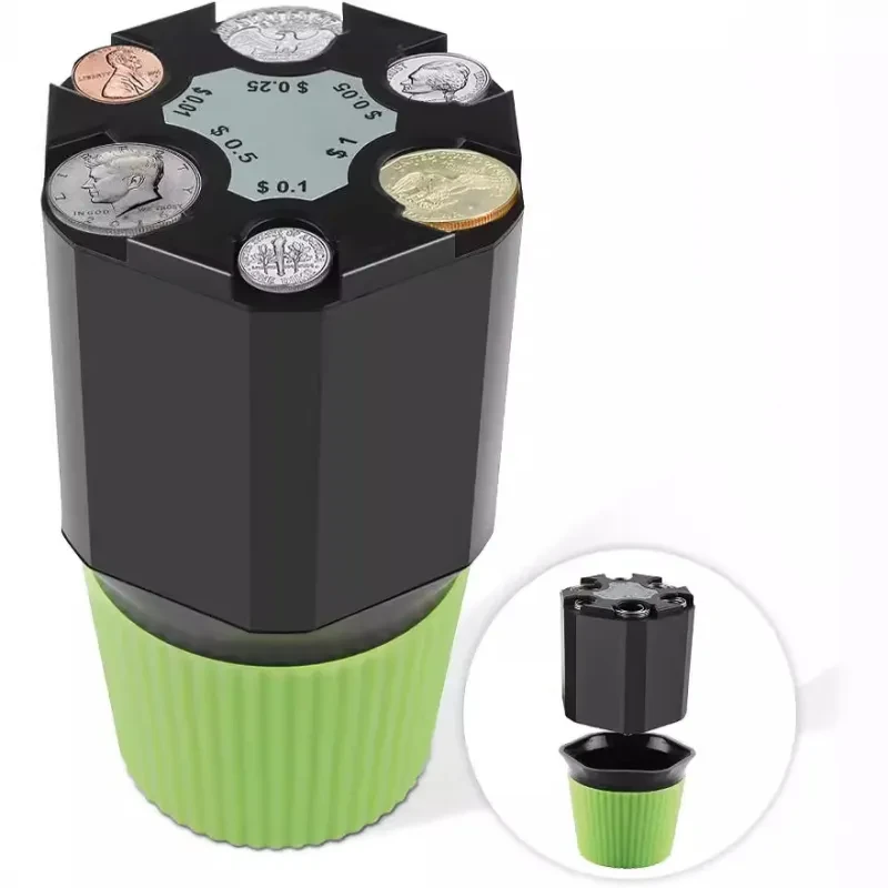 Car-Shaped Coin Bank for USD Cents – Fun Plastic Savings Box