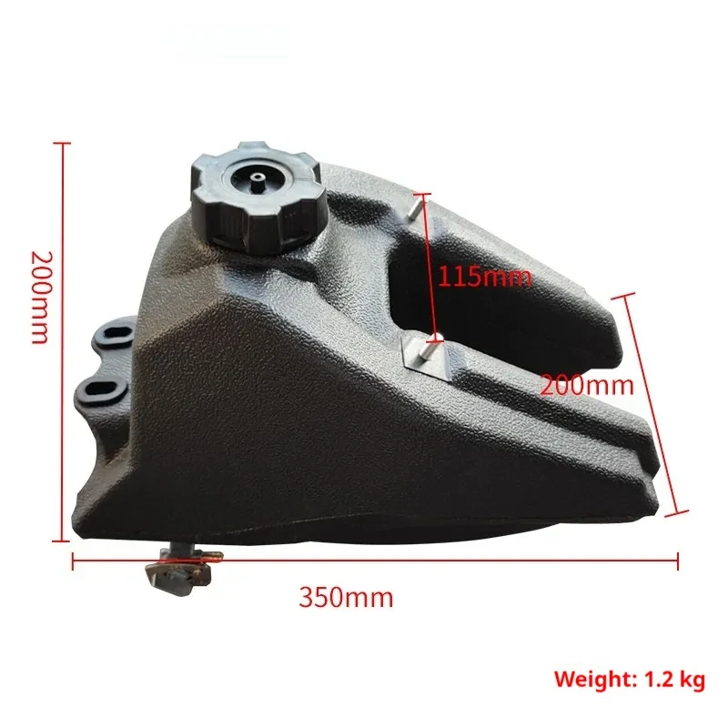 Durable 5L Plastic Fuel Tank for Off-Road Bikes, Go-Karts & ATVs