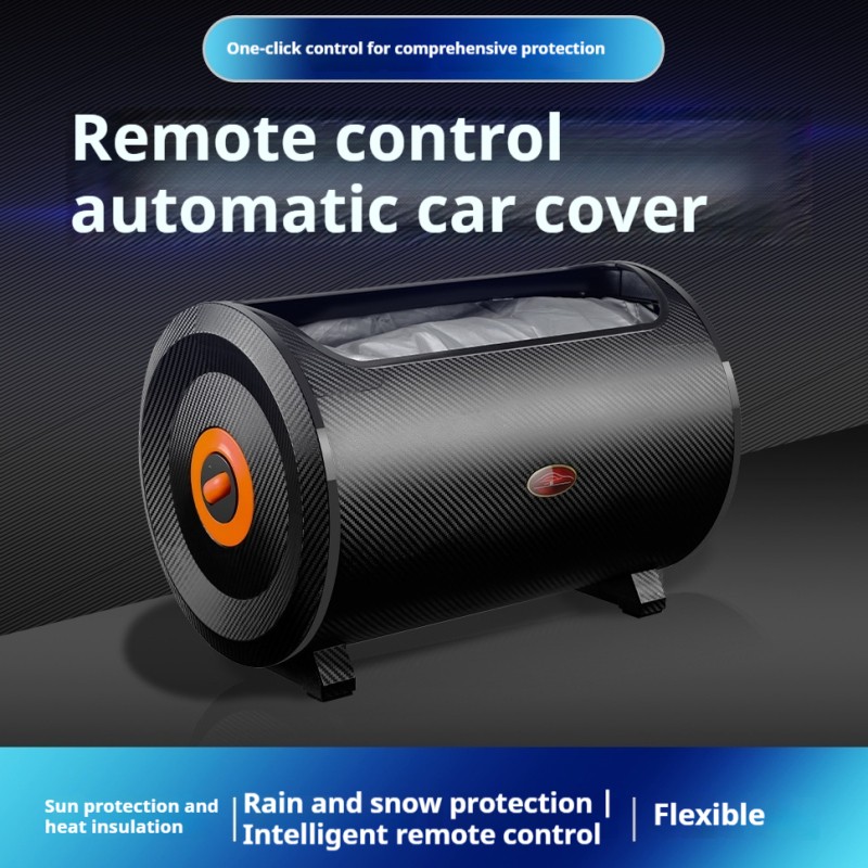 Silver Gray Full-Automatic Car Cover for SUVs – Polyester Taffeta