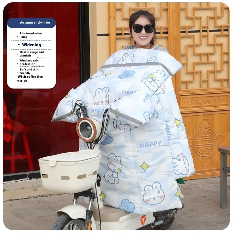 Adorable Fleece-Lined Windshield Shield – Winter Cover for E-Cars