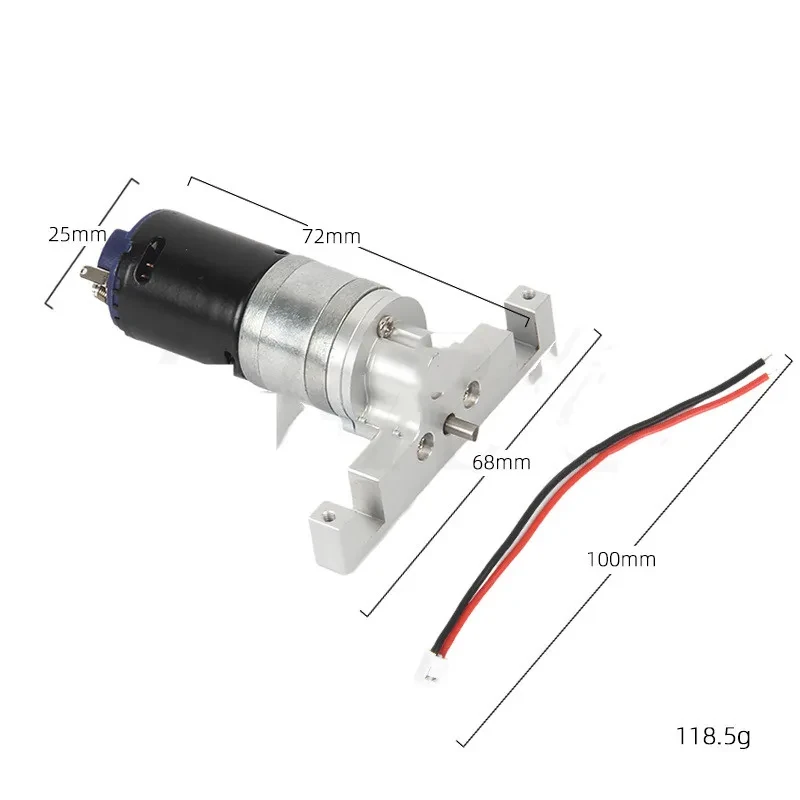 High-Torque Metal Gearbox for RC Cars – Durable Alloy Upgrade Part
