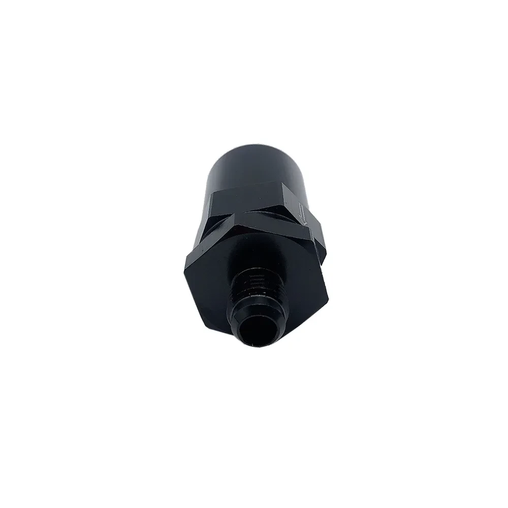High-Flow AN6 Gasoline Filter Connector – CNC Aluminum Auto Part