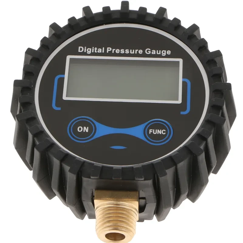 Copper Body Digital Tire Pressure Gauge with LCD Display & Multi-Units