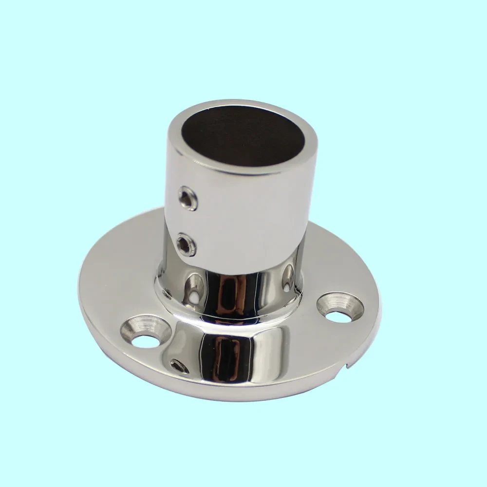 316 Stainless Steel 90° Round Tube Seat for Marine & Boat Hardware