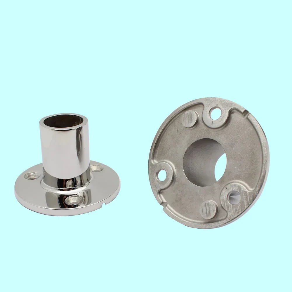 316 Stainless Steel 90° Round Tube Seat for Marine & Boat Hardware