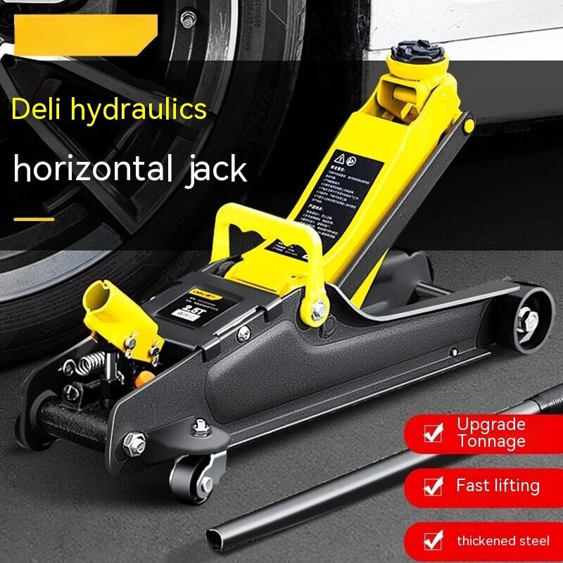 Ultra-Low Hydraulic Car Jack for Quick Tire Lifts & Smooth Operation