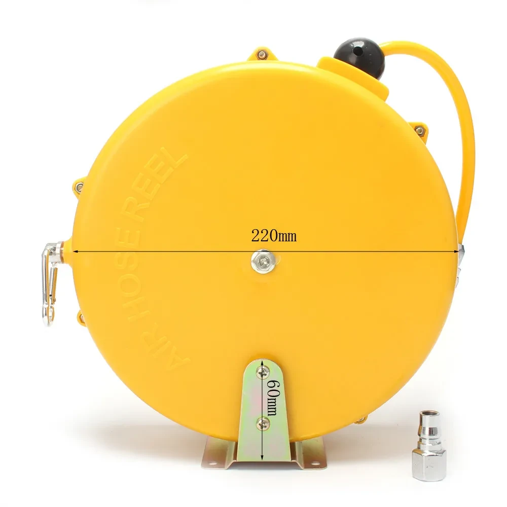 8M Retractable Auto Air Line Reel – Durable 8mm Pneumatic Hose