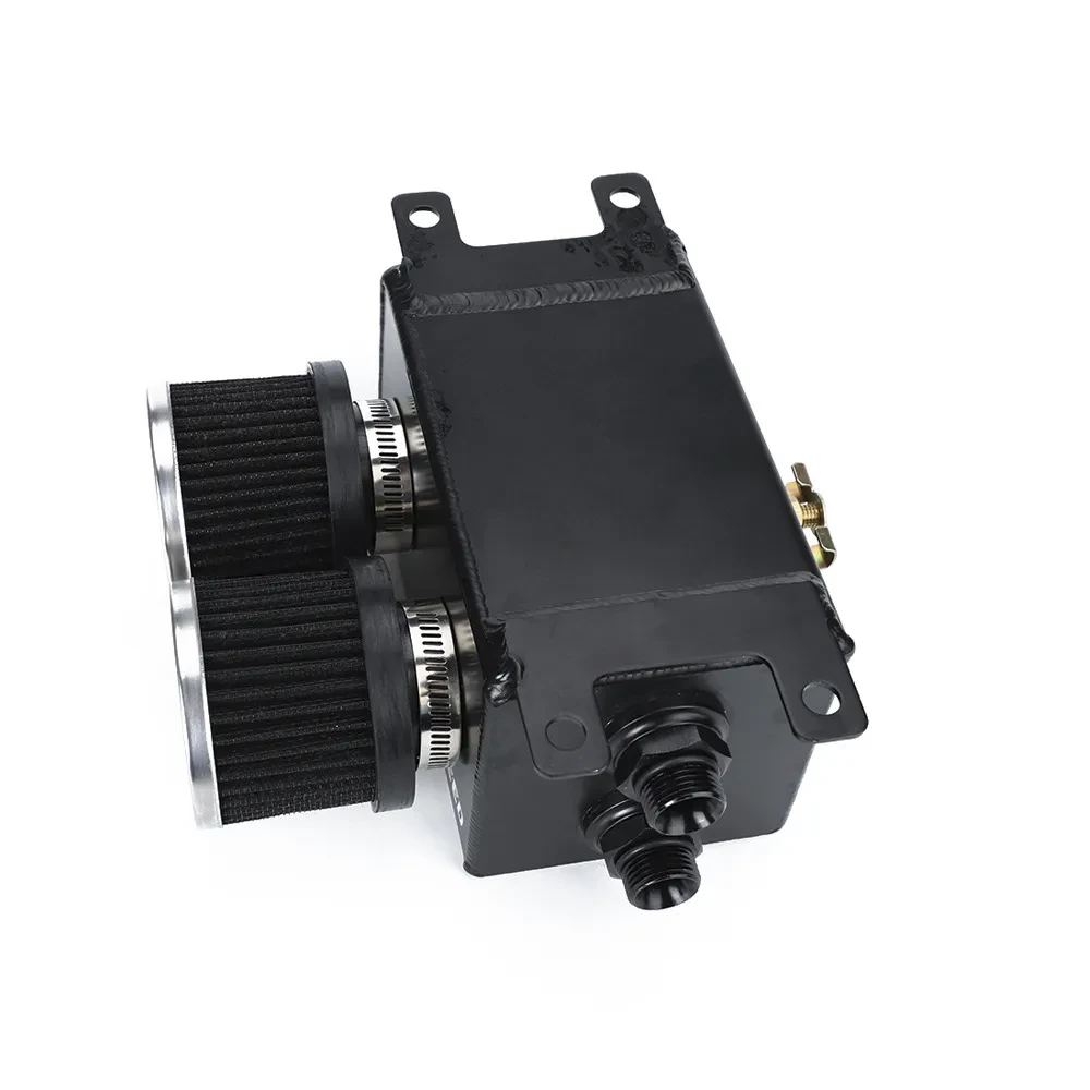 Stainless Oil Vent Reservoir for Cleaner Engine Vapor Management