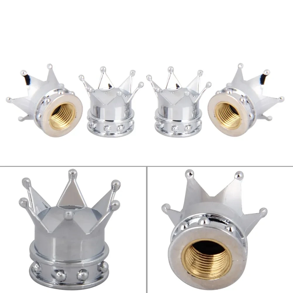 Premium Crown Tire Valve Cap with ABS Polymer & Copper Core