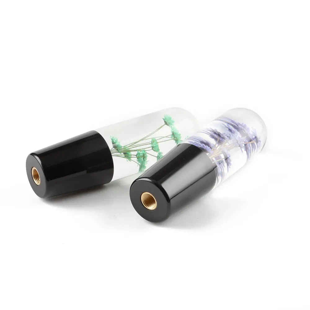 JDM Crystal Gear Shift Knob with Multi-Color Flower Design