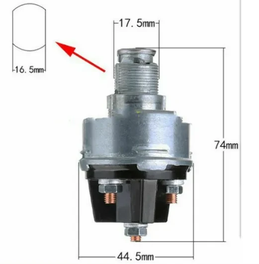 Durable Ignition Switch for Tractors, Tricycles & Modified Vehicles