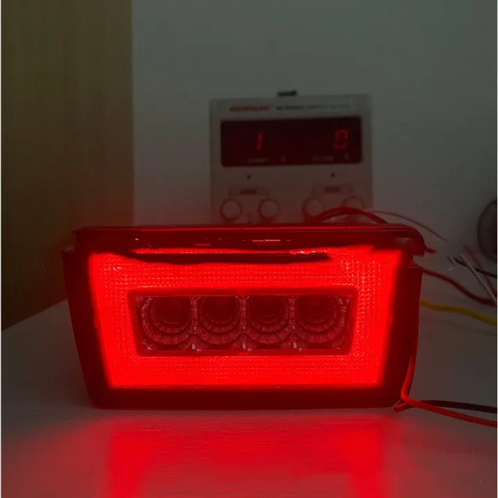 Vehicle LED Safety Stop Light with Sequential Flash Burst