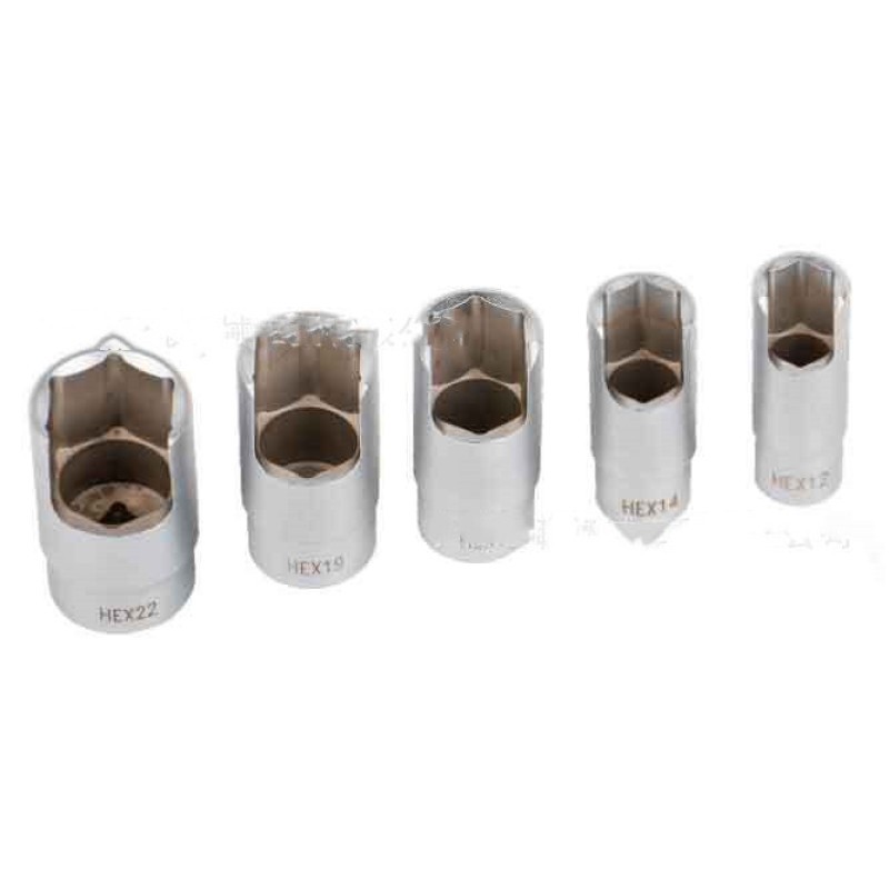 5-Piece CRV Elbow Connector Socket Set for Trucks & Machinery