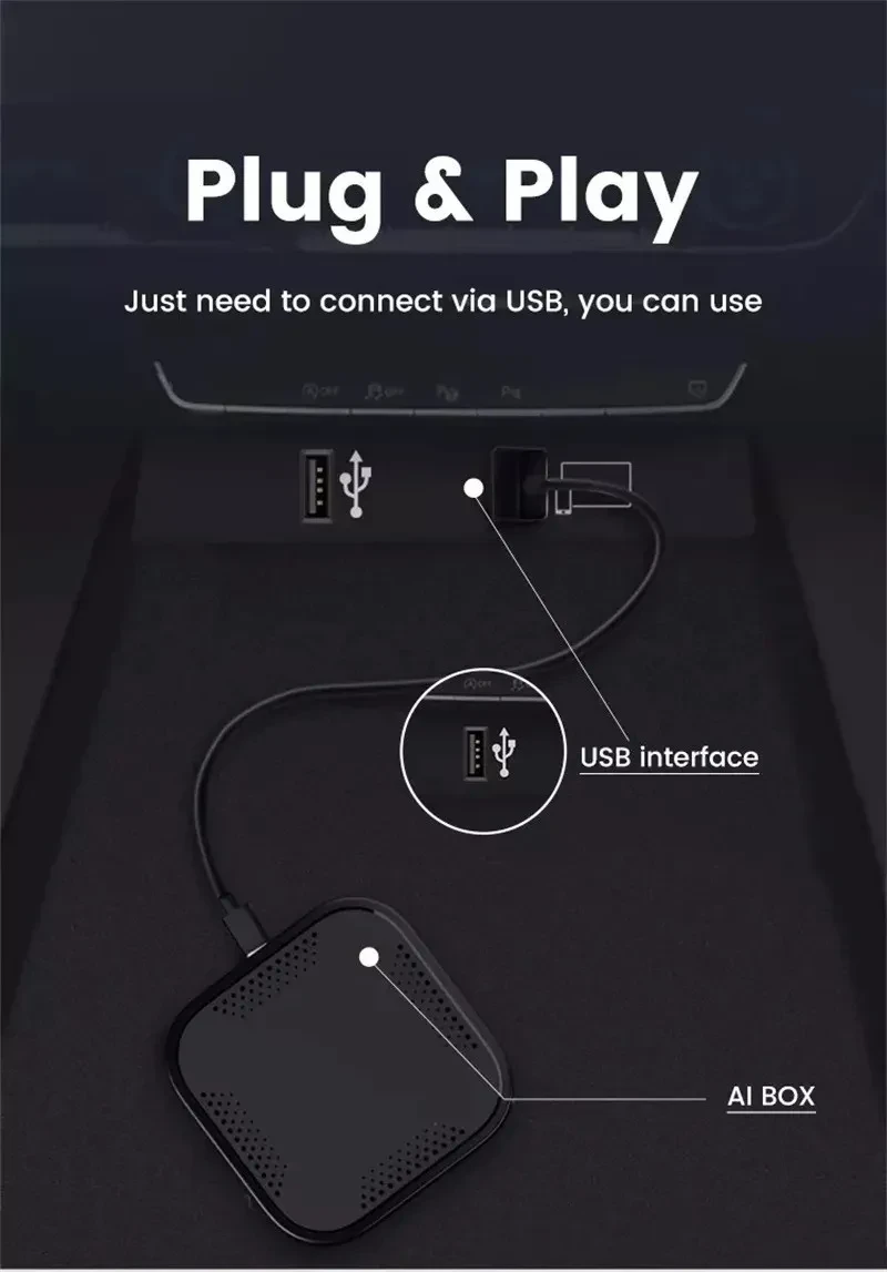 Original Android CarPlay Box TBOX for Car DVD Systems