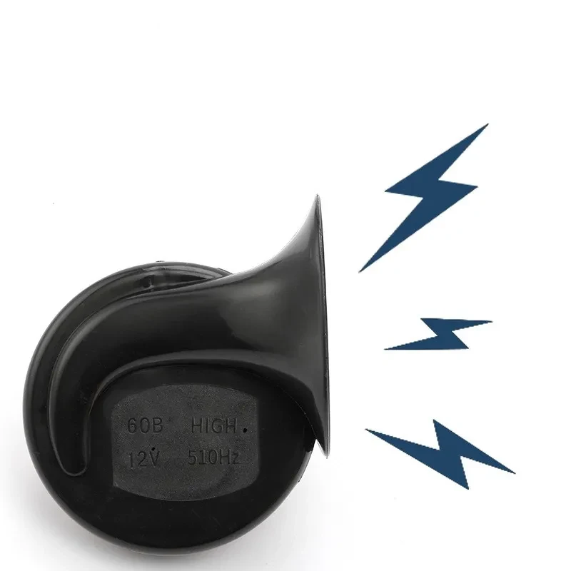 Dual-Tone Auto Snail Horn System with Loud Output