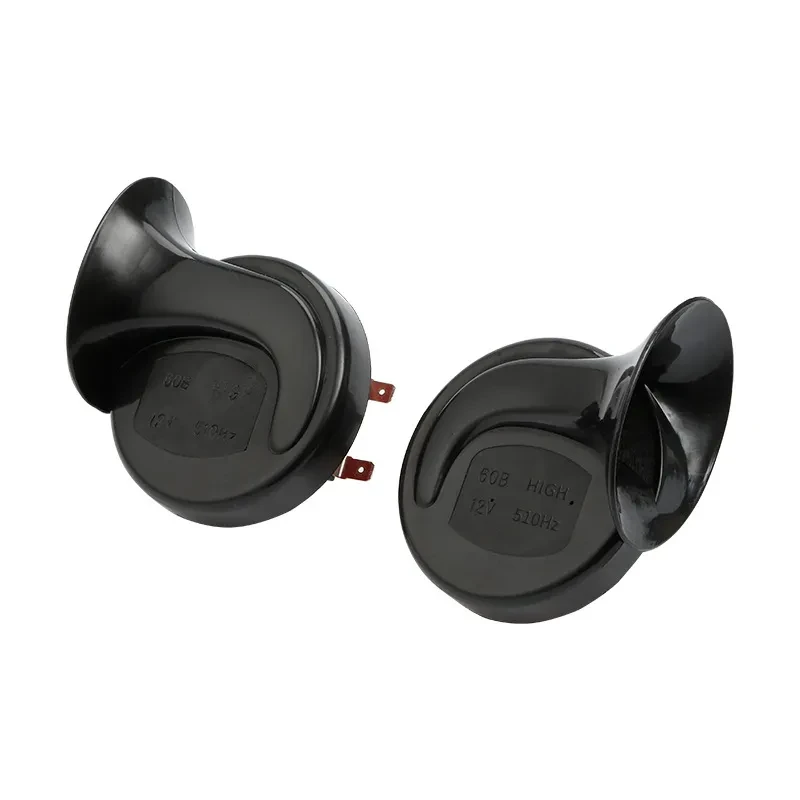 Dual-Tone Auto Snail Horn System with Loud Output