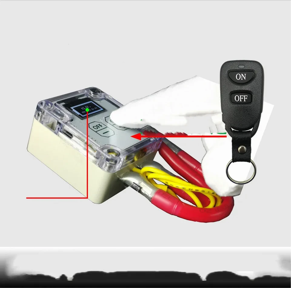 Smart Auto Battery Cut-Off Protector with Remote Control System