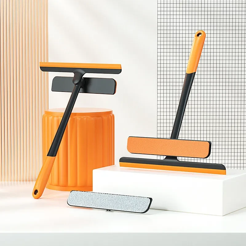 3-in-1 Manual Window Cleaner with Scraper, Wiper & Brush