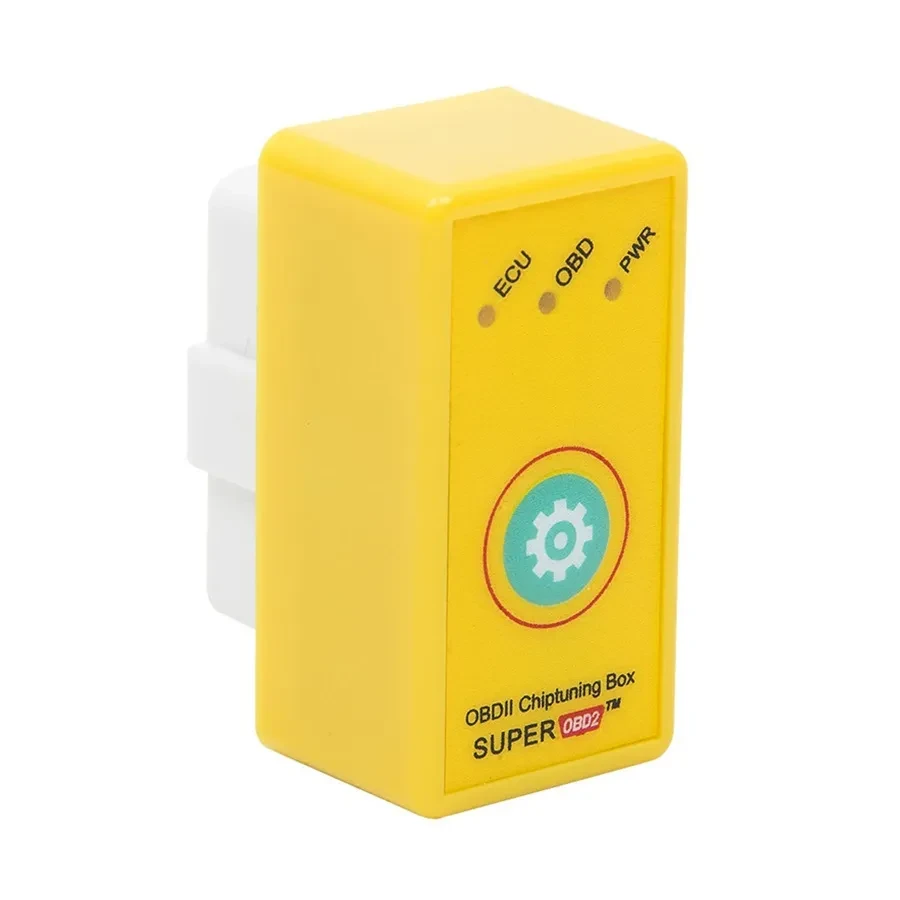 Yellow Gasoline Car Chip Tuning Box Plug & Drive with Switch