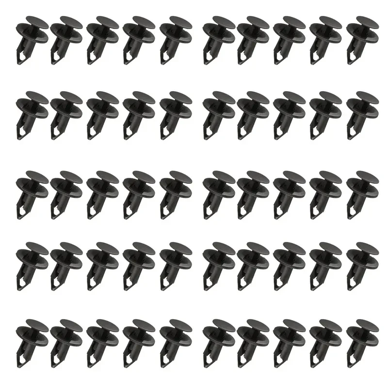 8mm Plastic Bumper Clips – Push-In Fender & Panel Retainer for Ford