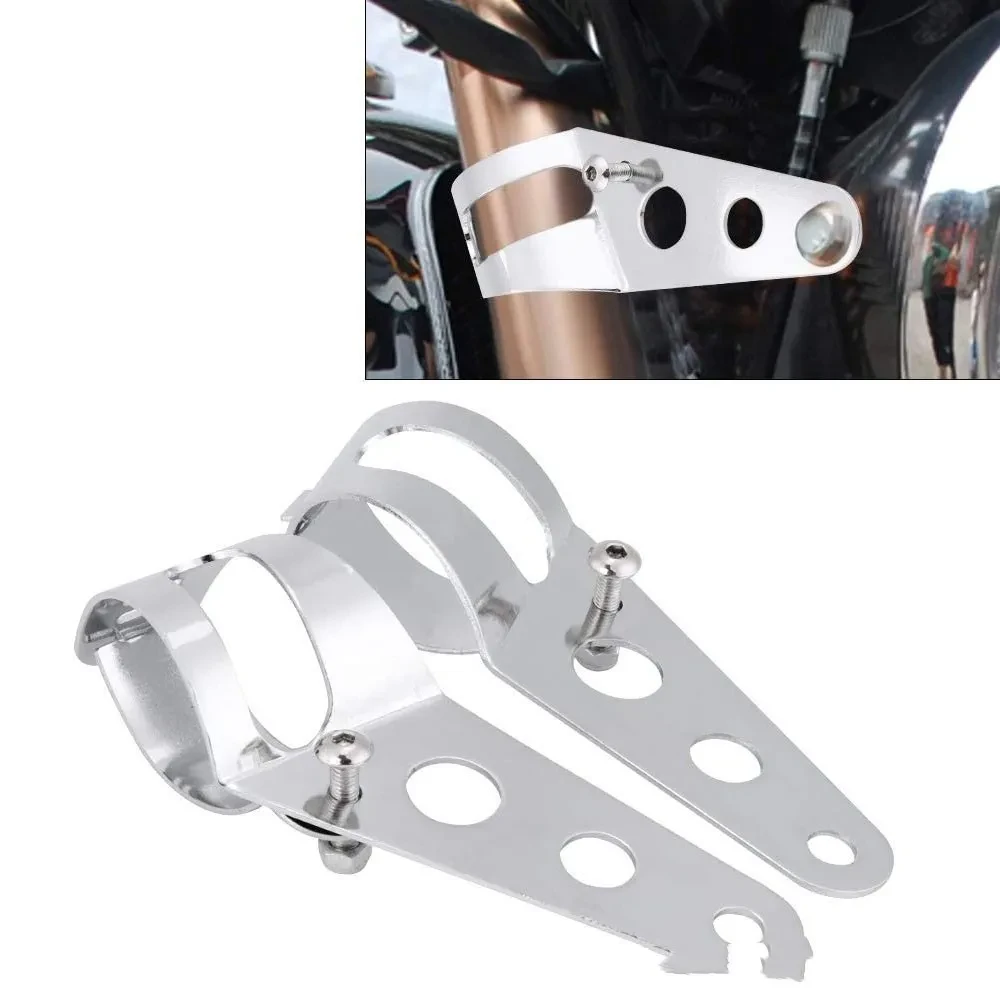 Bicycle Headlight Support Bracket – Retro Adjustable Iron Mount