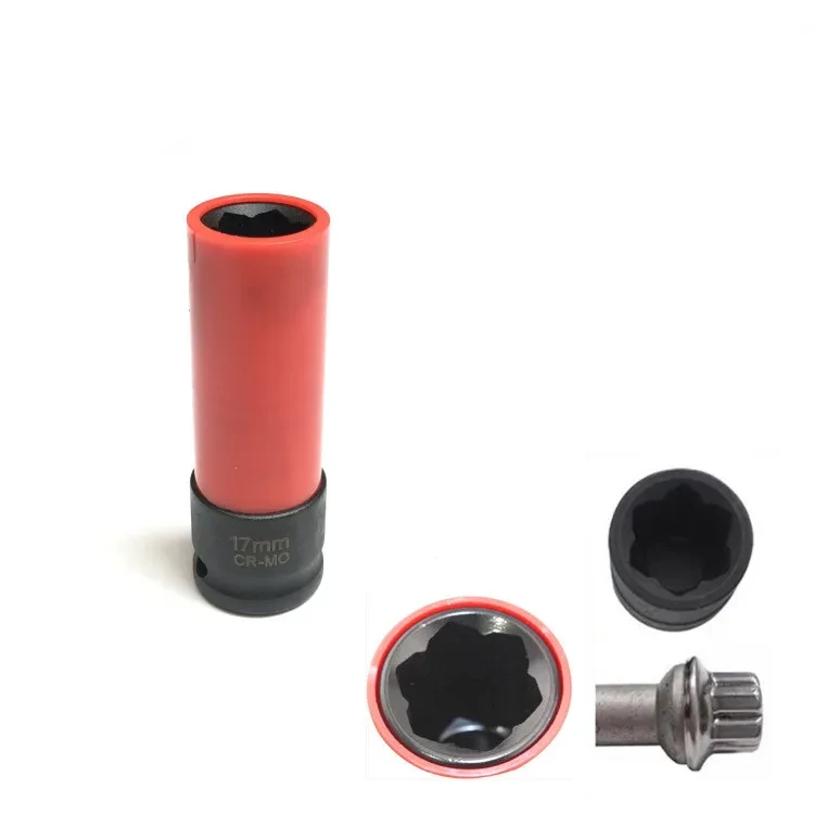 17mm Anti-Theft Tire Lug Nut Removal Sleeve – Chrome Molybdenum