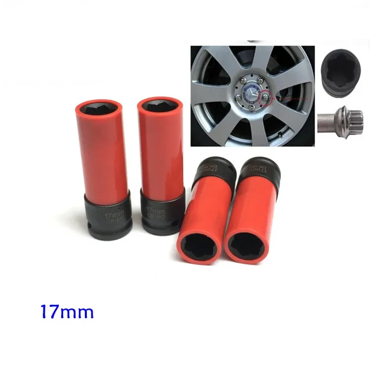 17mm Anti-Theft Tire Lug Nut Removal Sleeve – Chrome Molybdenum