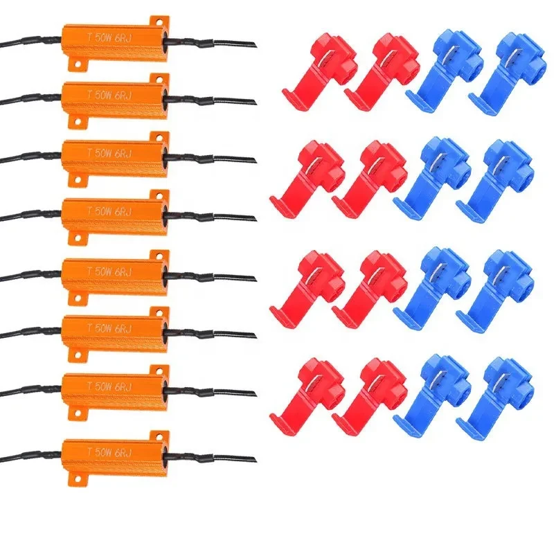 IP67 Aluminum LED Resistor Decoder β 50W Metal Load Kit for Vehicles
