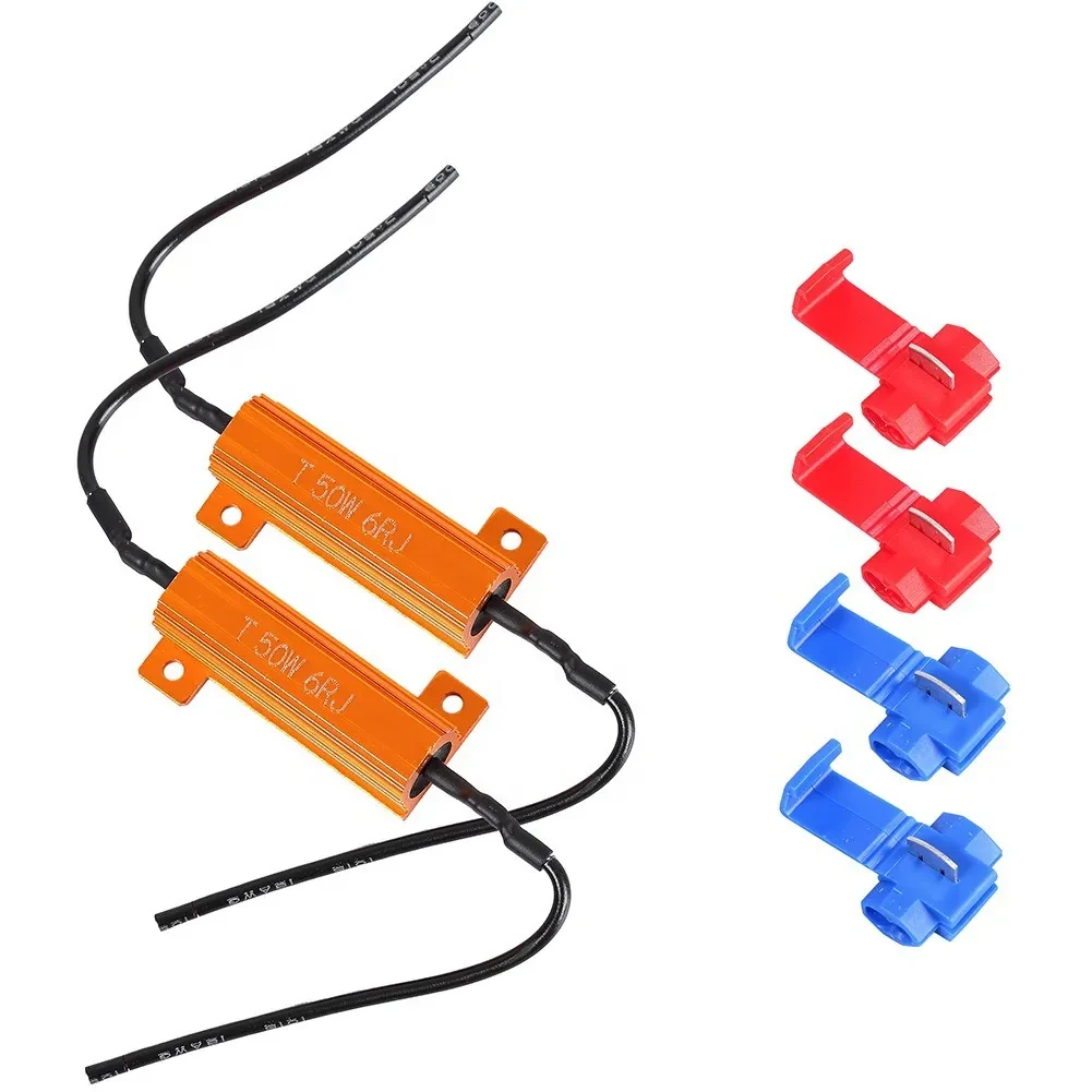 IP67 Aluminum LED Resistor Decoder β 50W Metal Load Kit for Vehicles