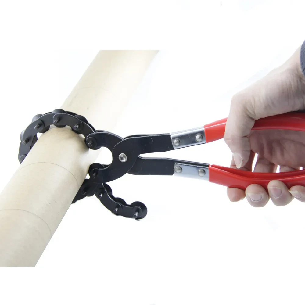 14-Head Chain Pipe Cutter Pliers – Exhaust & Tube Cutting Tool