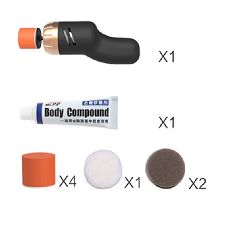 Portable Car Polisher – 60W Glaze Sealing Disc Polishing Machine